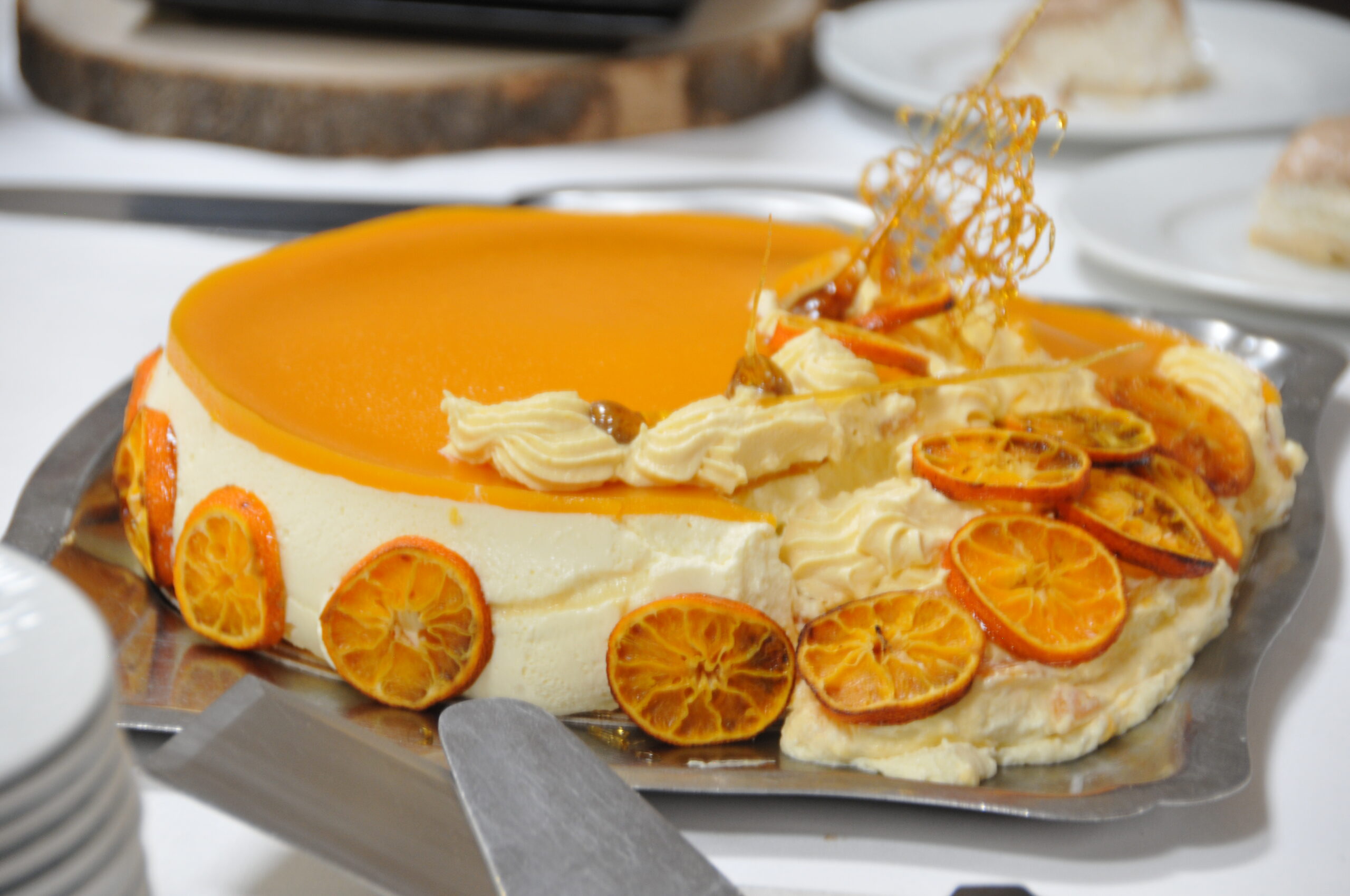 gateau finaliste : gateau potiron clémentine, résidence le menhir 