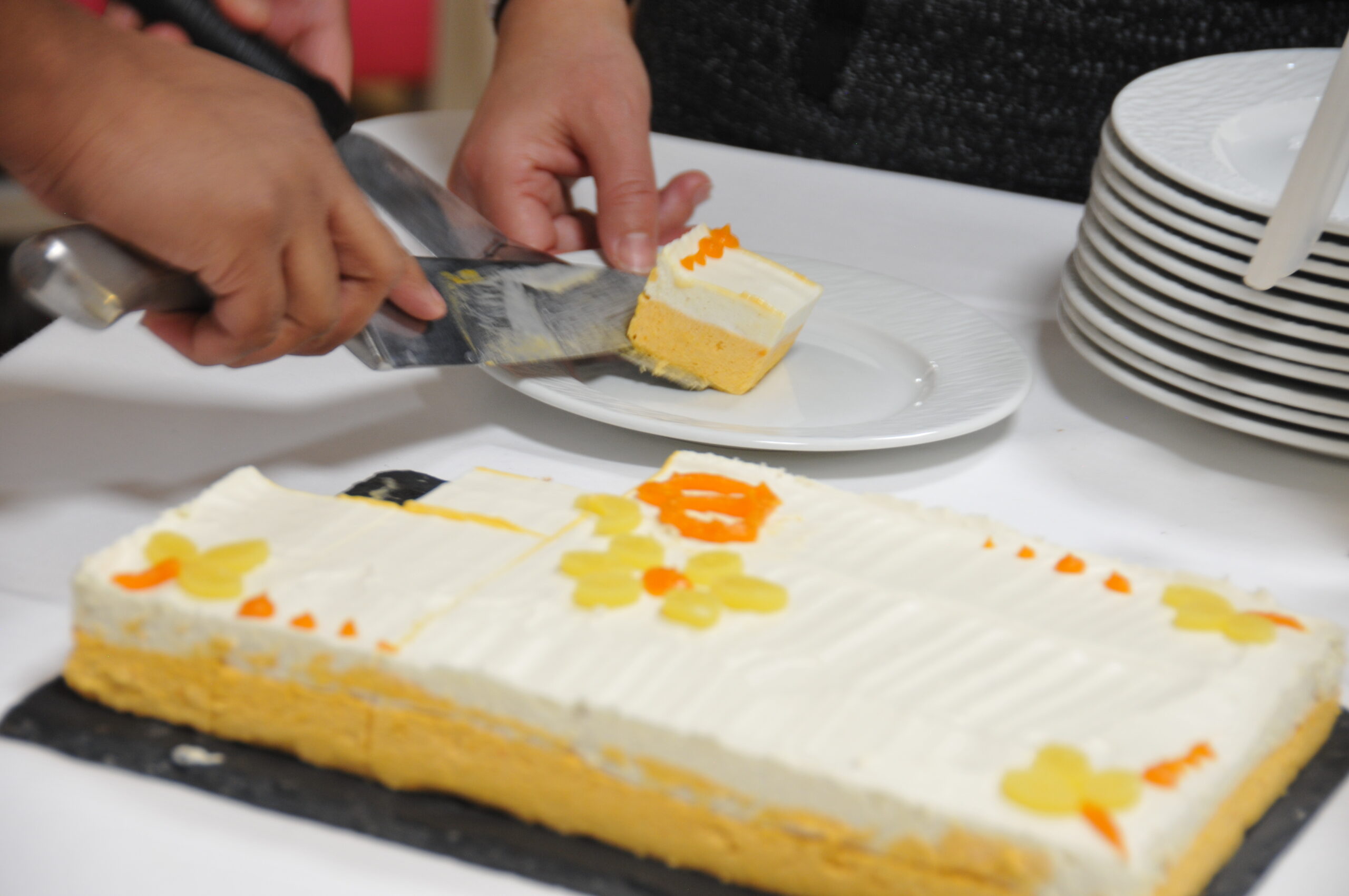 gateau finaliste : bavarois butternut, résidence blanquiA