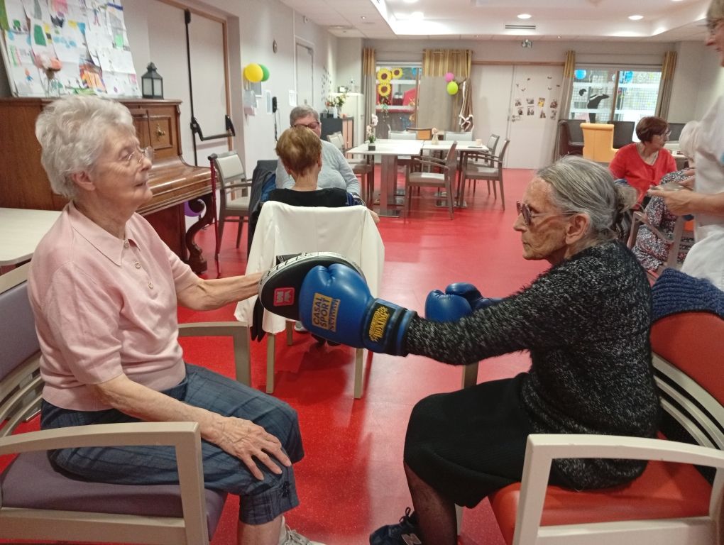 atelier boxe ehpad les magnolias atelier boxe ehpad les magnolias