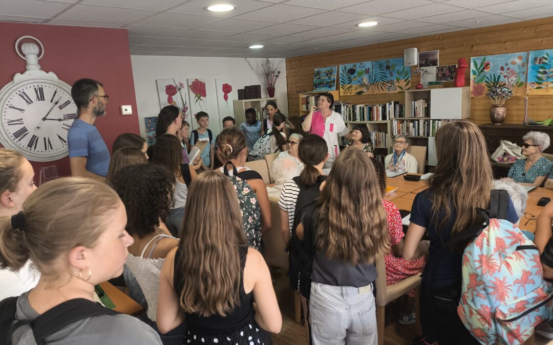 Les habitants de la Résidence Autonomie Le Pary remportent le 1er prix national du concours « Paroles et Chansons d&rsquo;hier »